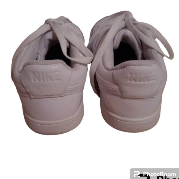 Nike white Court Vision sneakers sz 10 - Picture 6 of 9